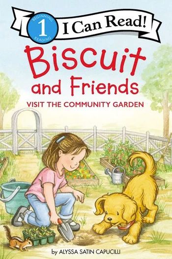 ICR Biscuit &amp; Friends Visit the Community Garden