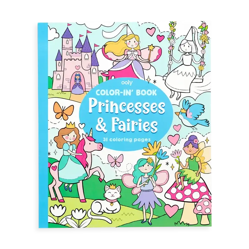 Color'In Book Princess &amp; Fairies