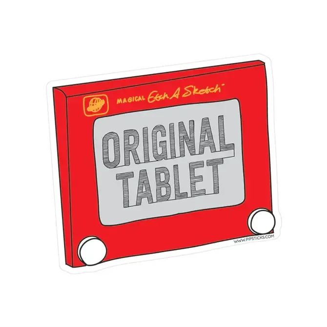 Pipsticks Original Tablet Vinyl Sticker