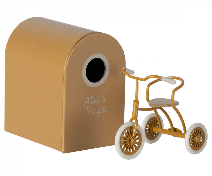 Maileg - Abri à Tricycle, Ocher