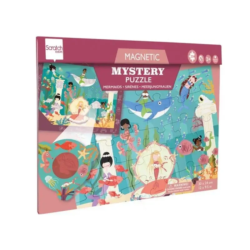 30pc Magnetic Mystery Puzzle - Mermaid