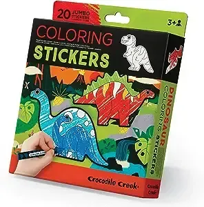 Coloring Stickers - Dinosaur