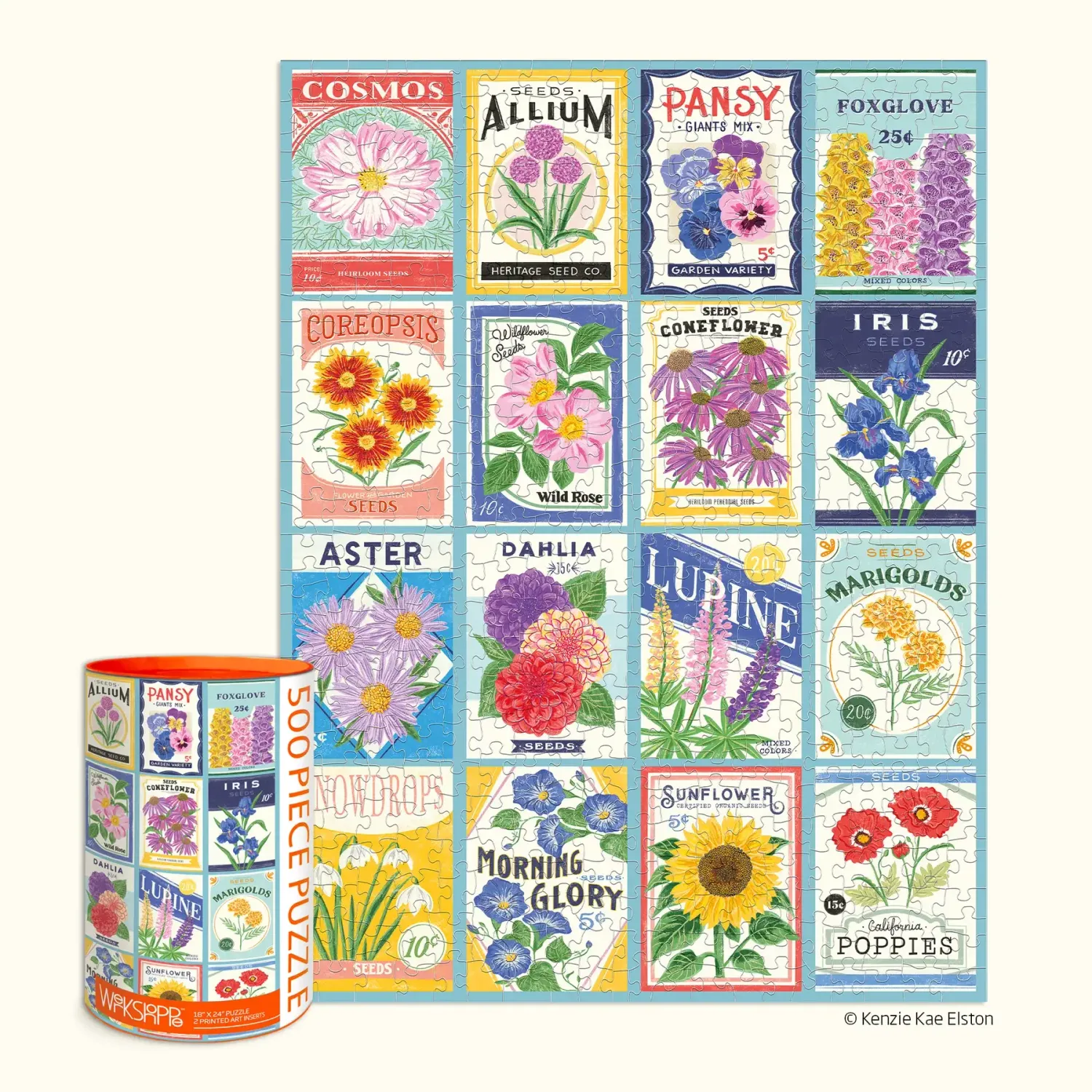 Seed Packets 500 Piece Puzzle | default
