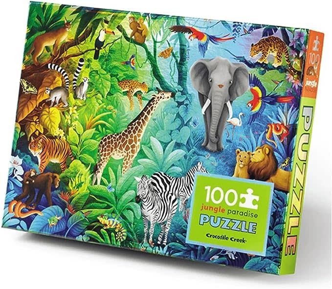 100pc Holographic Puzzle - Jungle Paradise