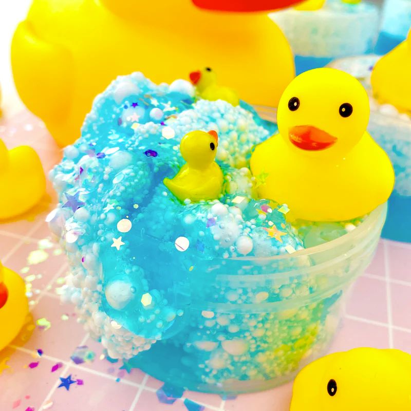 Kawaii Slime - Squeaky Clean Bubble Bath Floam Slime