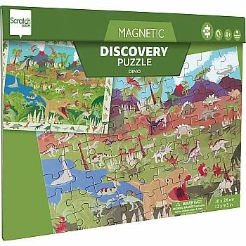 80pc Magnetic Discovery Puzzle - Dino