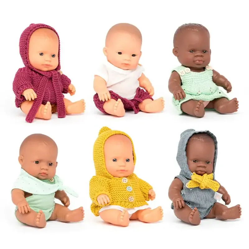 Miniland 8 1/4" Baby Dolls