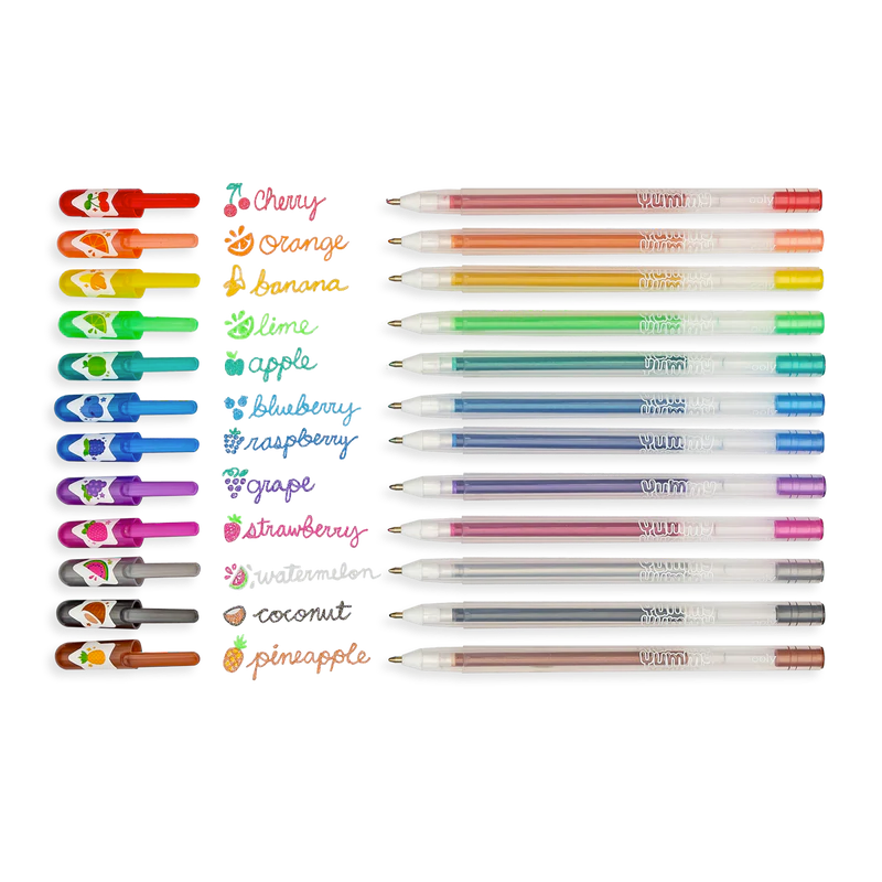 Ooly - Yummy Yummy Scented Colored Glitter Gel Pens