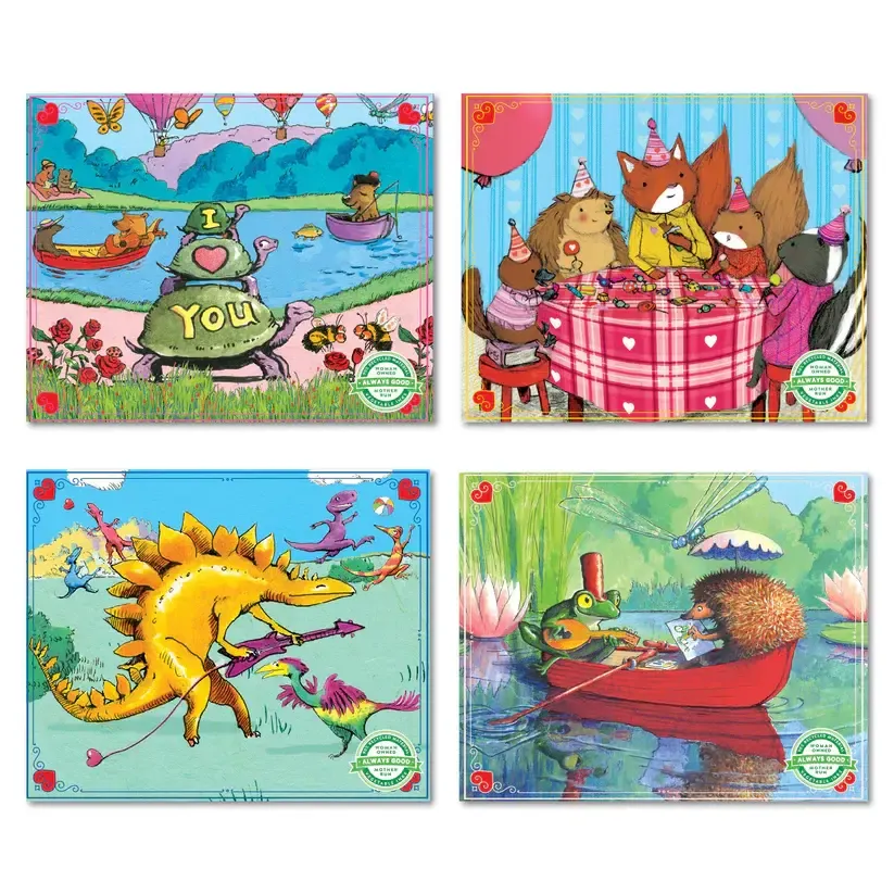 ## Eeboo Miniature Valentine Puzzle Assort