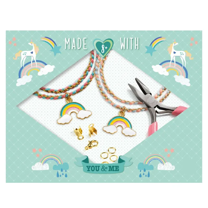LGA Beads and Jewelry Rainbow Kumihimo