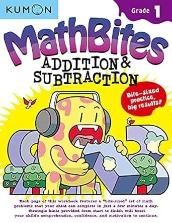 Kumon Math Bites - Add & Subtract Grade 1