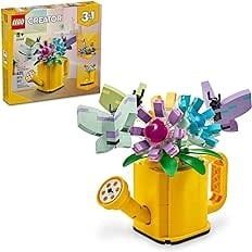 LEGO Flowers in Watering Can