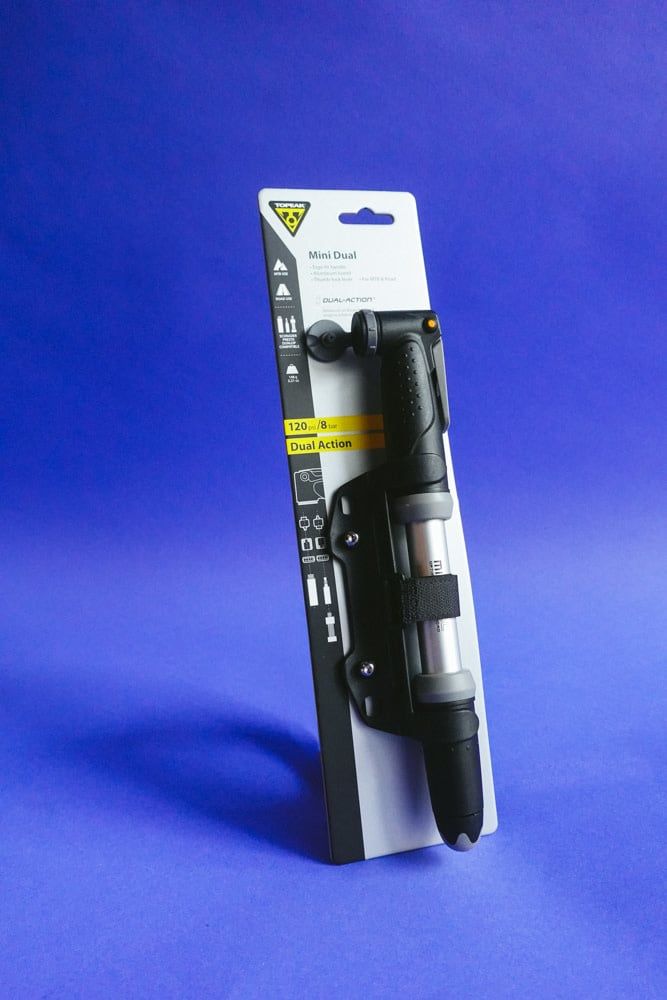 Topeak Mini Master Blaster Frame Pump: Silver/Black