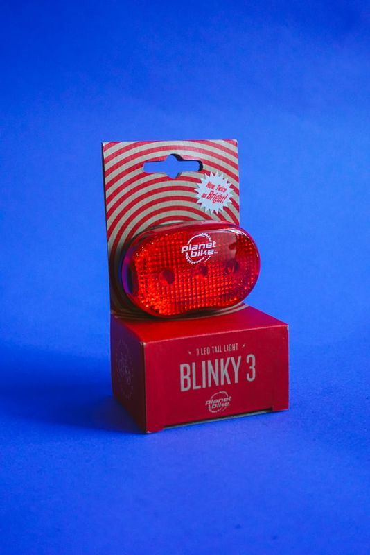 Planet Bike Blinky 3 Taillight: Red/Black