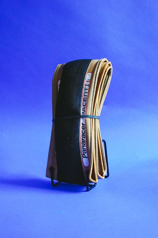 Panaracer Pacenti Tire - 650b x 42 Clincher Folding Black/Amber