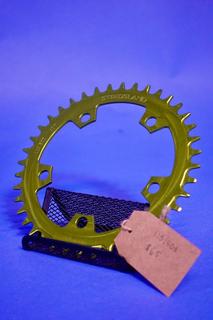 Stridsland 1x Chainring 110bcd 40t Green