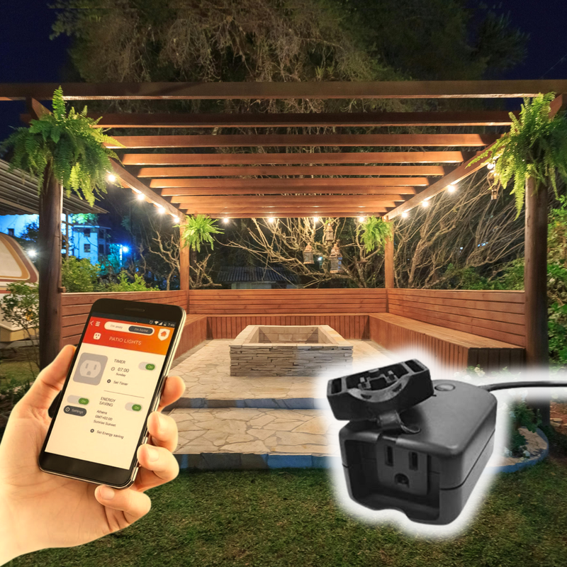 Toma corriente Wi-Fi exterior