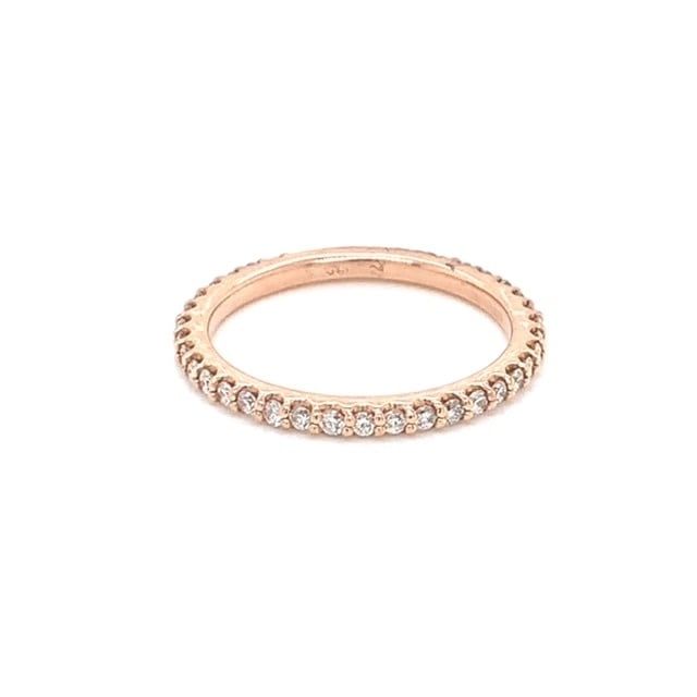 Stand By Me Diamond Band Ring  - 14kt Rose Gold