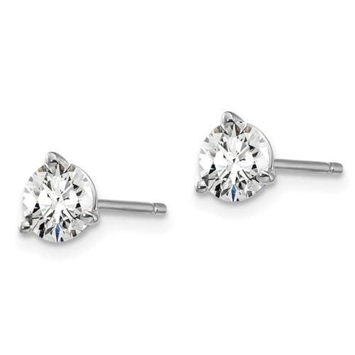 Diamond Earrings - Martini - 1.00ctw - 14ktw, Lab, VS,/SI1, DEF