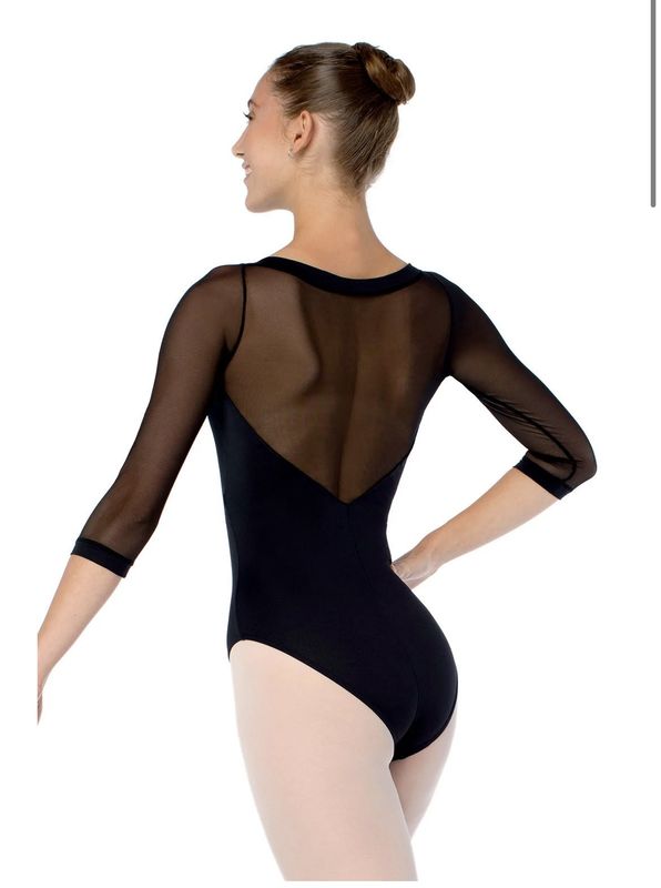 SO DANCA MESH LONG SLEEVE BODYSUIT
