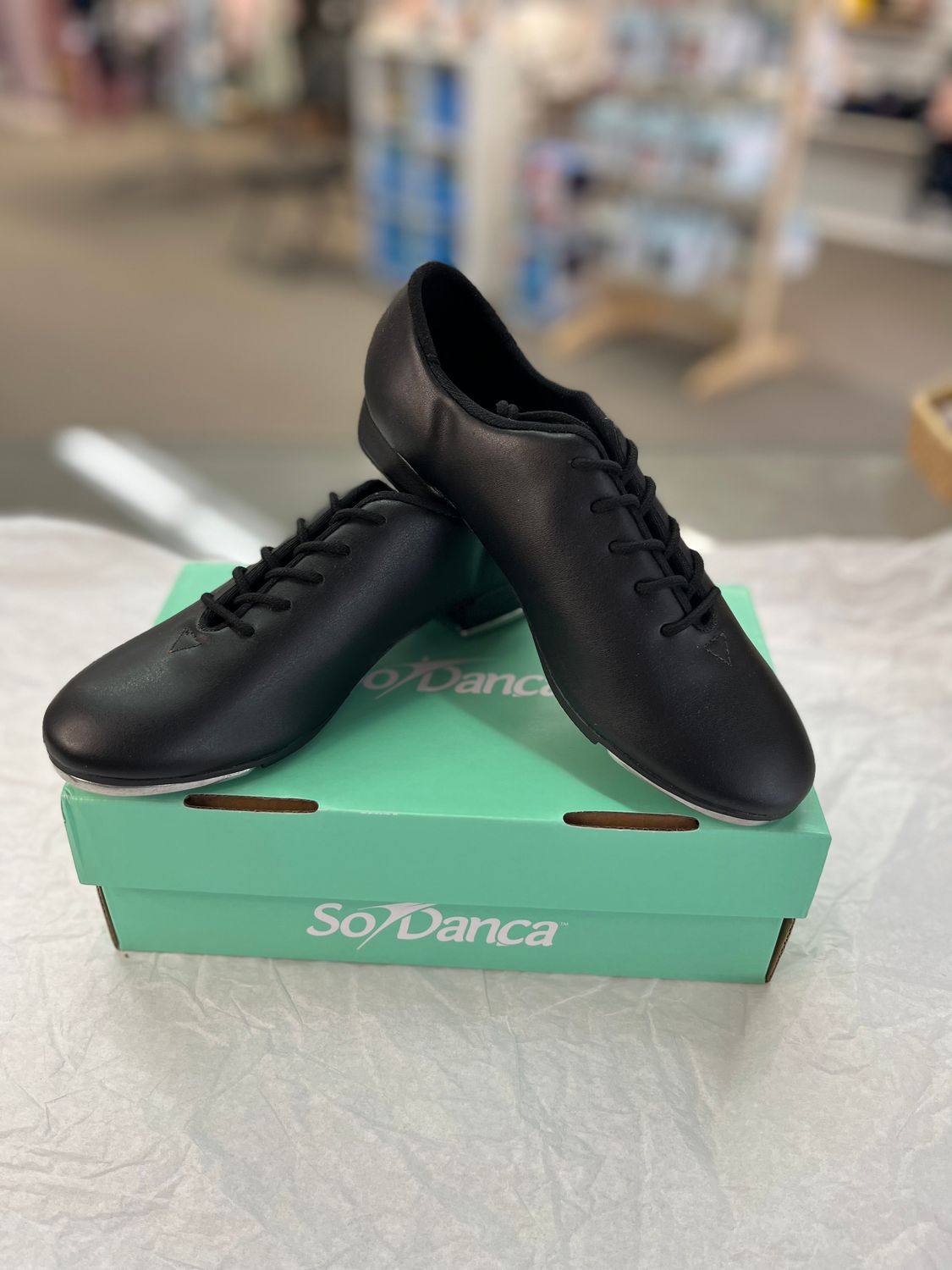  SO DANCA TAP SHOES ADULT, Color: BLACK, Size: 2