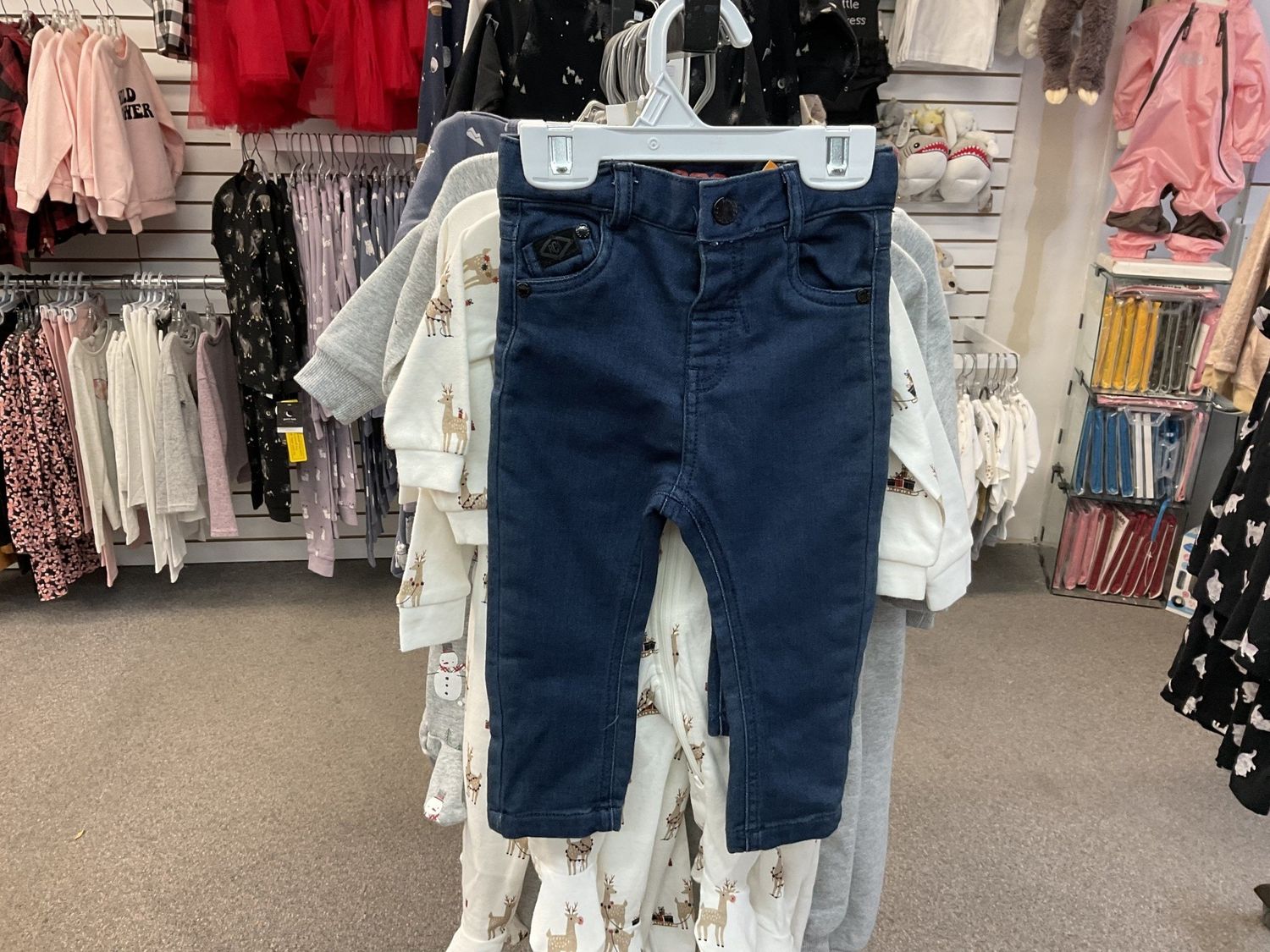 OF16IB349-SOFT JEANS, Color: BLUE, Size: 6M