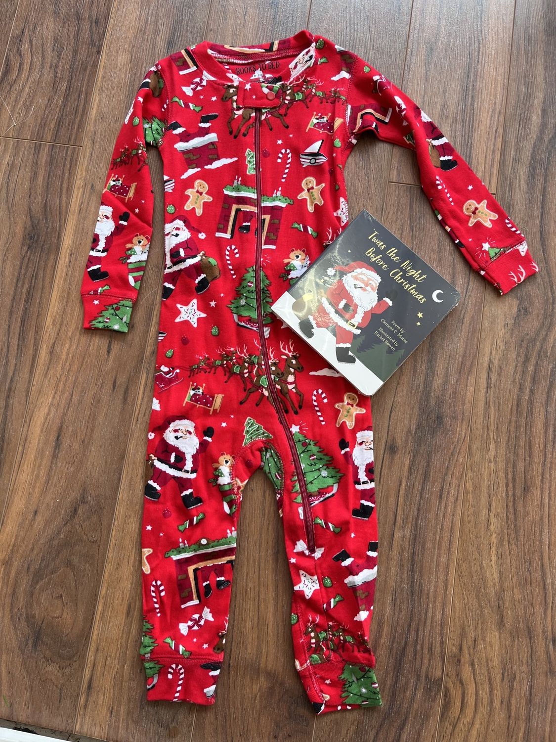 TWAS THE NIGHT BEFORE CHRISTMAS BABY, Size: 6-12M