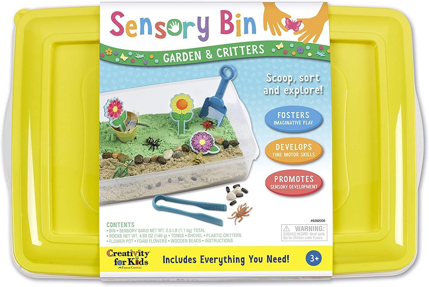 Sensory Bin Garden &amp; Critters