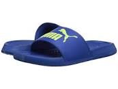 PUMA-POPCAT JR  SANDALS TURKISH SEA-FIZZY YELLOW, Size: 1