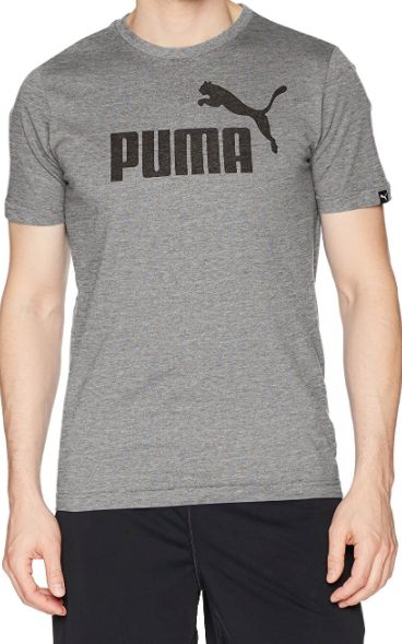 PUMA ESS NO.1 HEATHER TEE/MEDIUM GRAY 