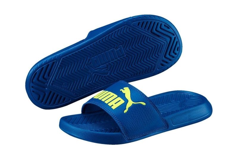 PUMA-POPCAT JR  SANDALS TURKISH SEA-FIZZY YELLOW