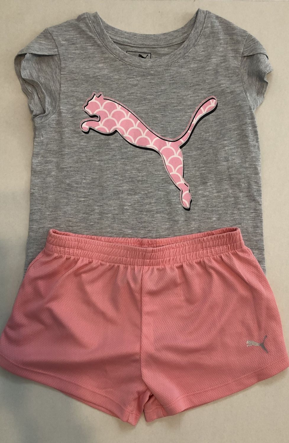 PUMA TWO PIECE SET GREY/PINK 