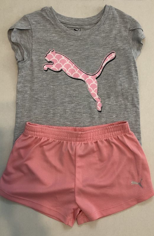 PUMA TWO PIECE SET GREY/PINK 