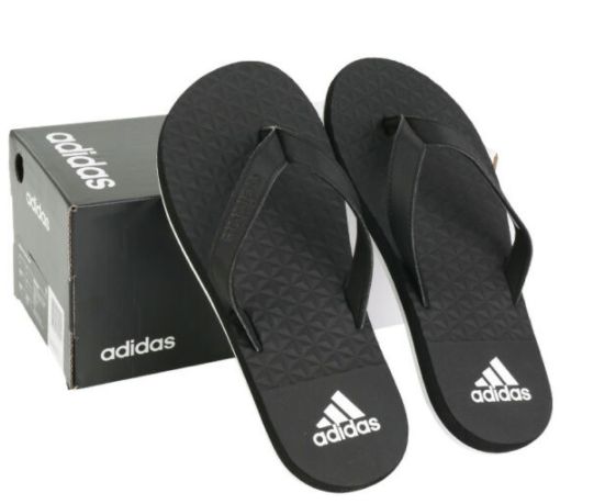 ADIDAS Men SANDALS EEZAY SOFT BLACK/WHITE