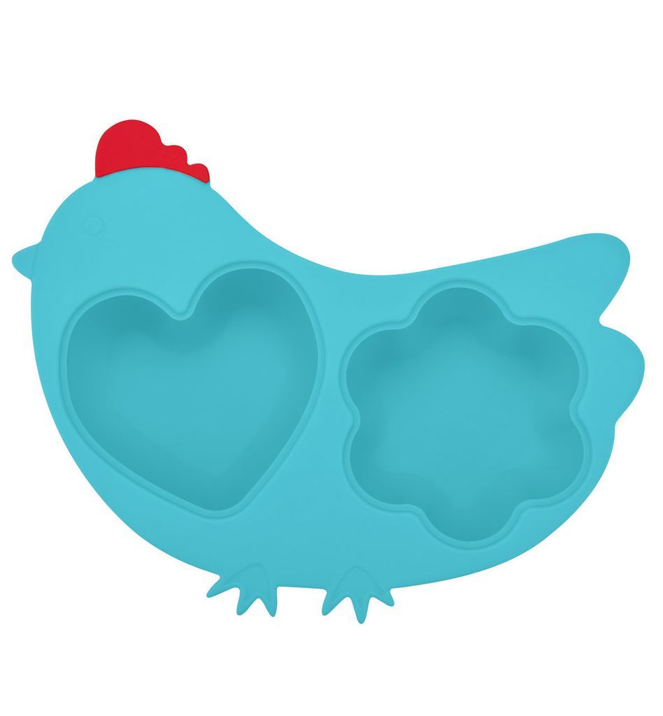 Innobaby, Silicone Chicken Steamer, Color: Blue, Size: 2 Compartments
