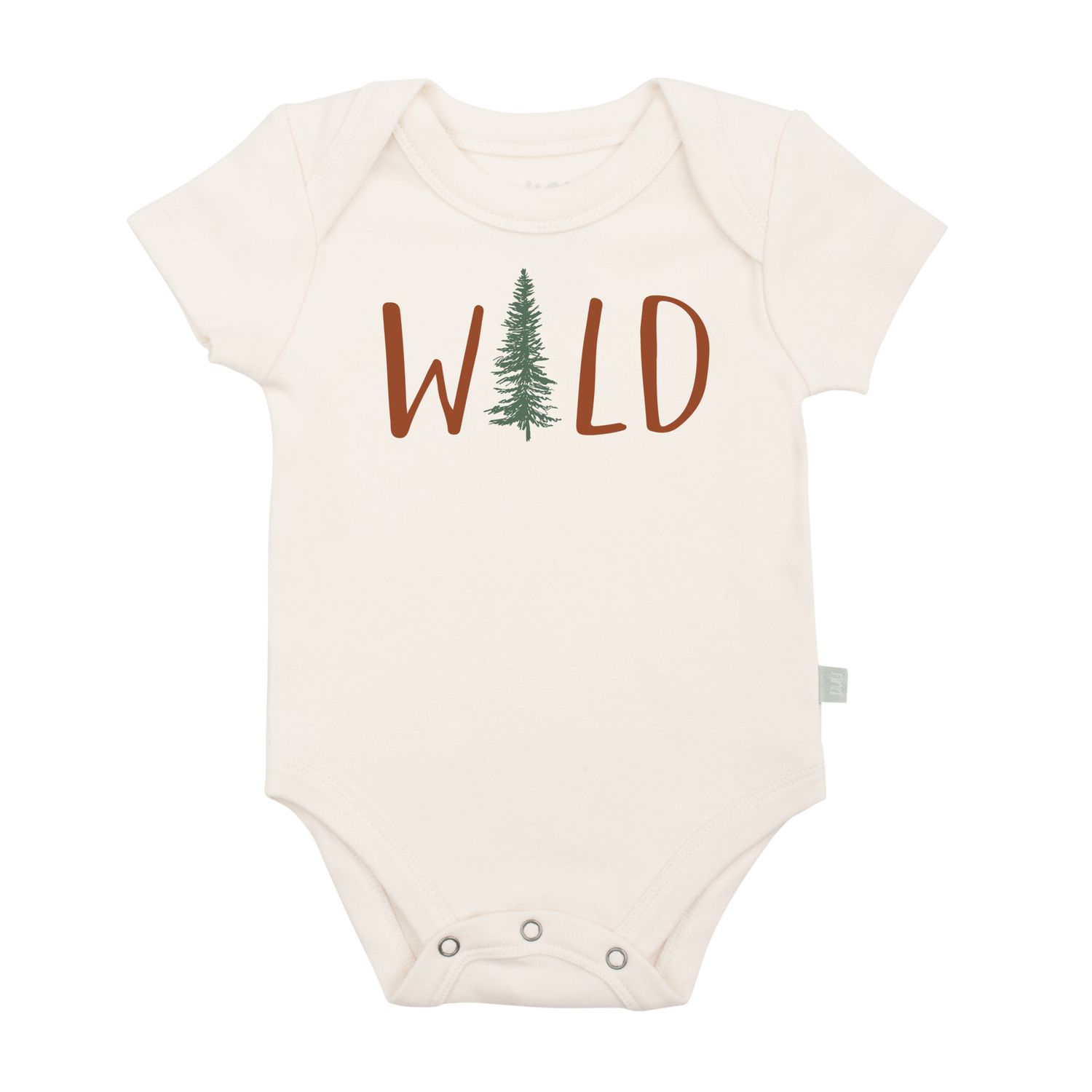 Finn + Emma Graphic S/S Bodysuit, Color: Wild Tree, Size: 3-6 M