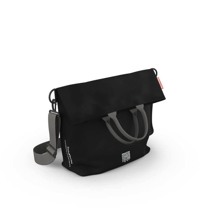 Diaper Bag Made From Recycled Bottles.