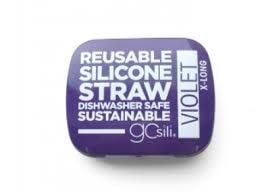 GoSili - Extra Long Straw Tin - Assorted Colors