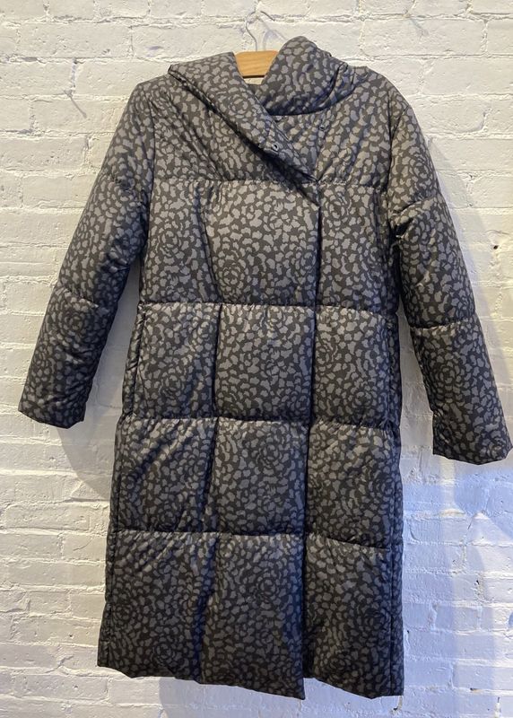 RITVA FALLA: Black Puffer Coat 