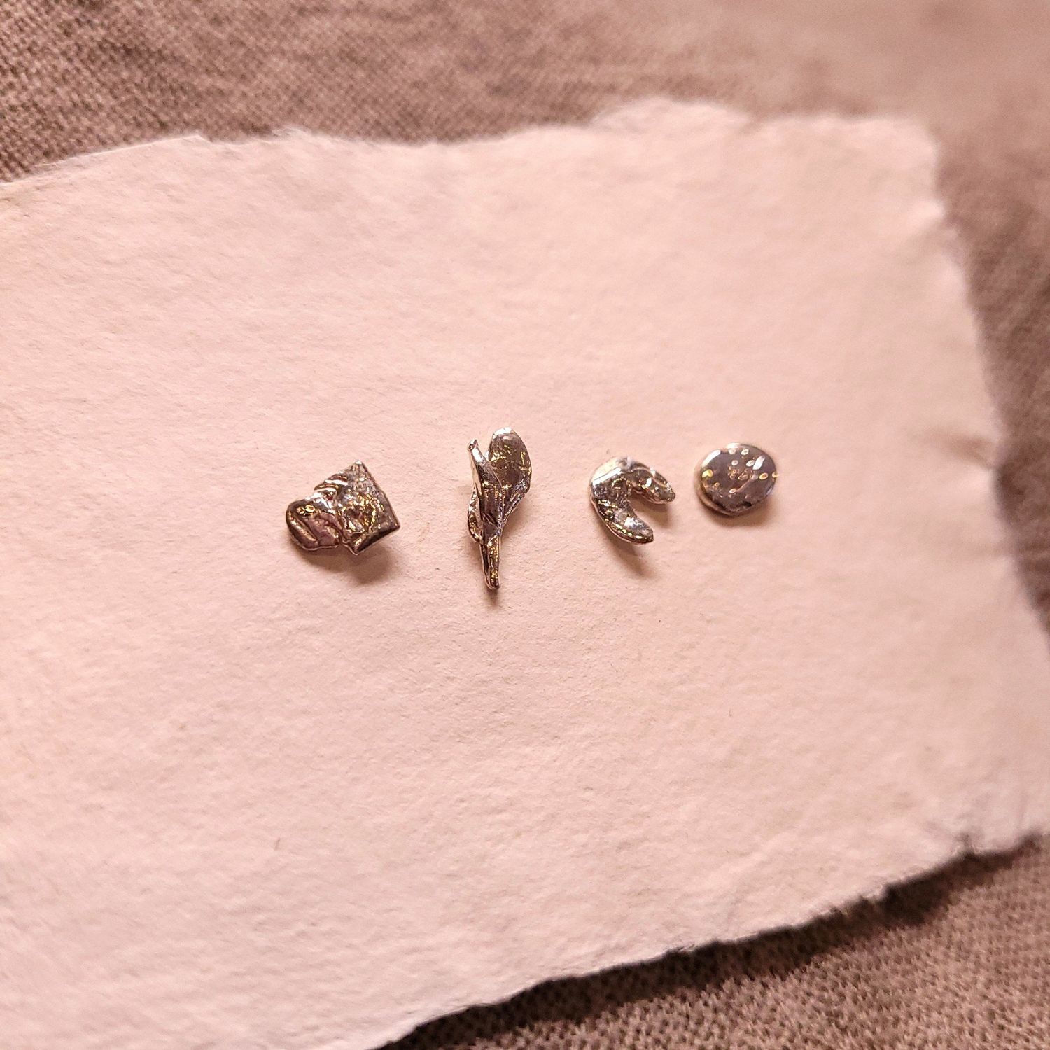 8.6.4. Studs (S/4), Color: Sterling Silver