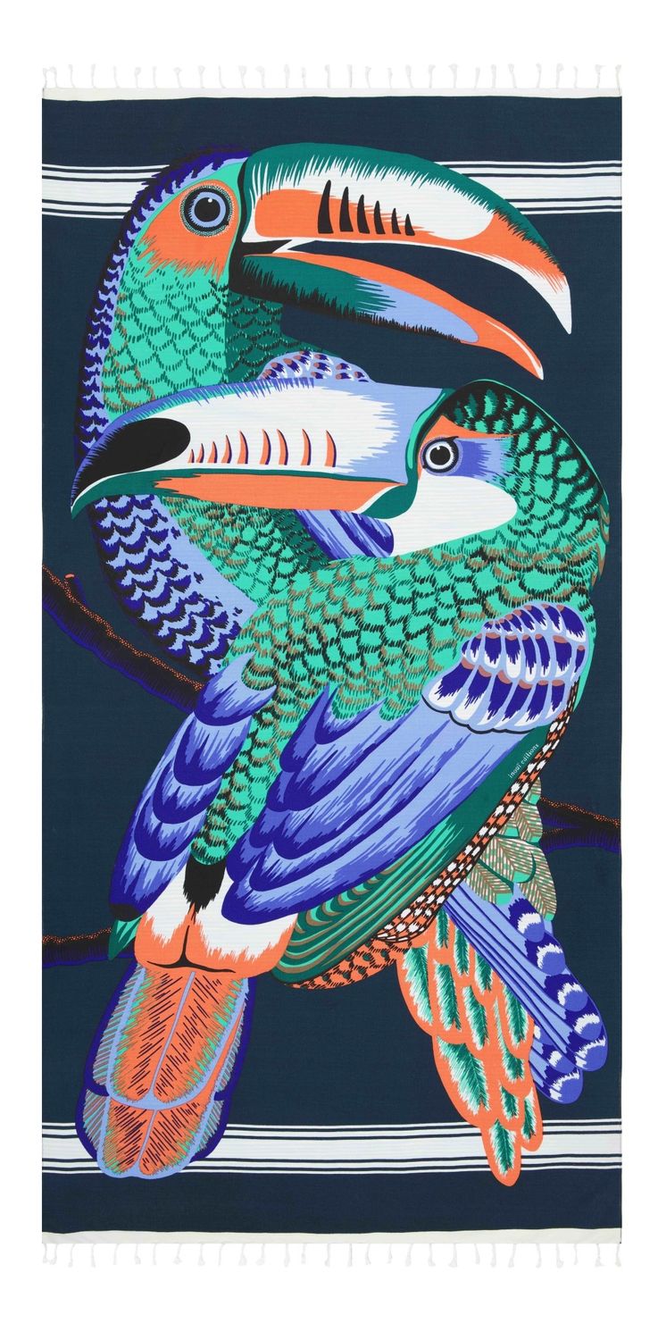 Inoui Editions: Fouta Towel |, Type: Toucan (Emerald)