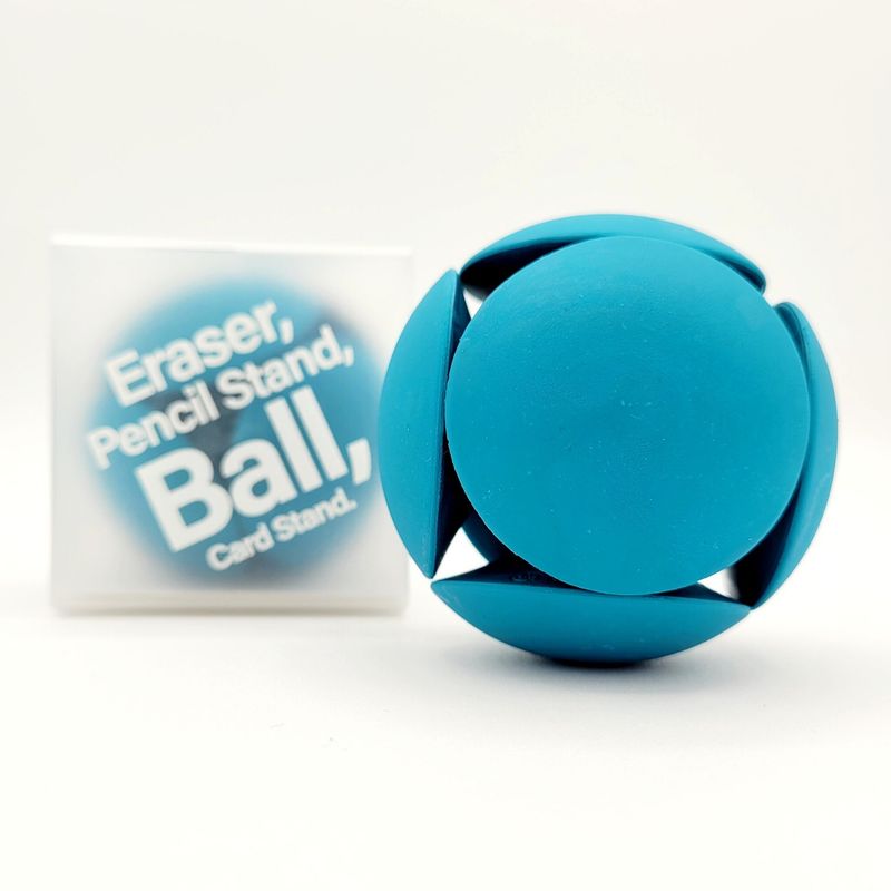 HMM Project: Eraser, Pencil Stand, Ball, Card Stand | , Type: Blue