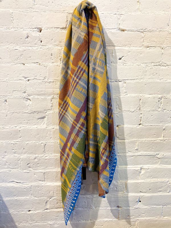 Catherine Andre Kontiki Scarf- Blue