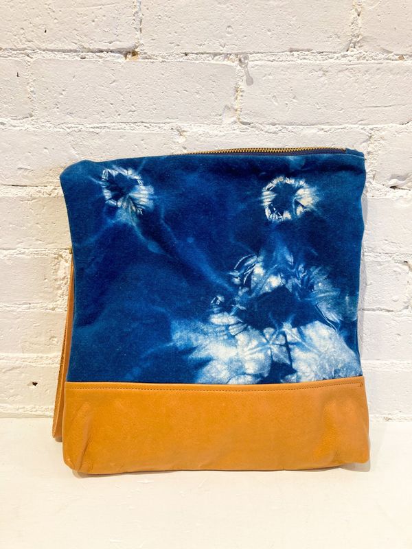 Katrin Reifeiss: Indigo Collection - Foldover Clutch