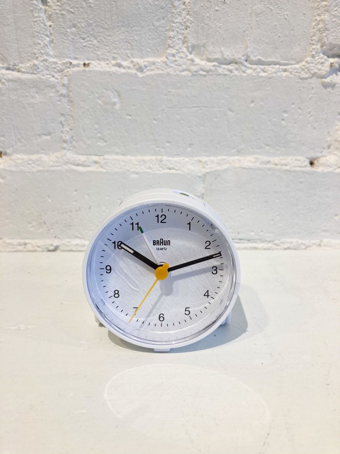 Braun Alarm Clock: White/White BC01W