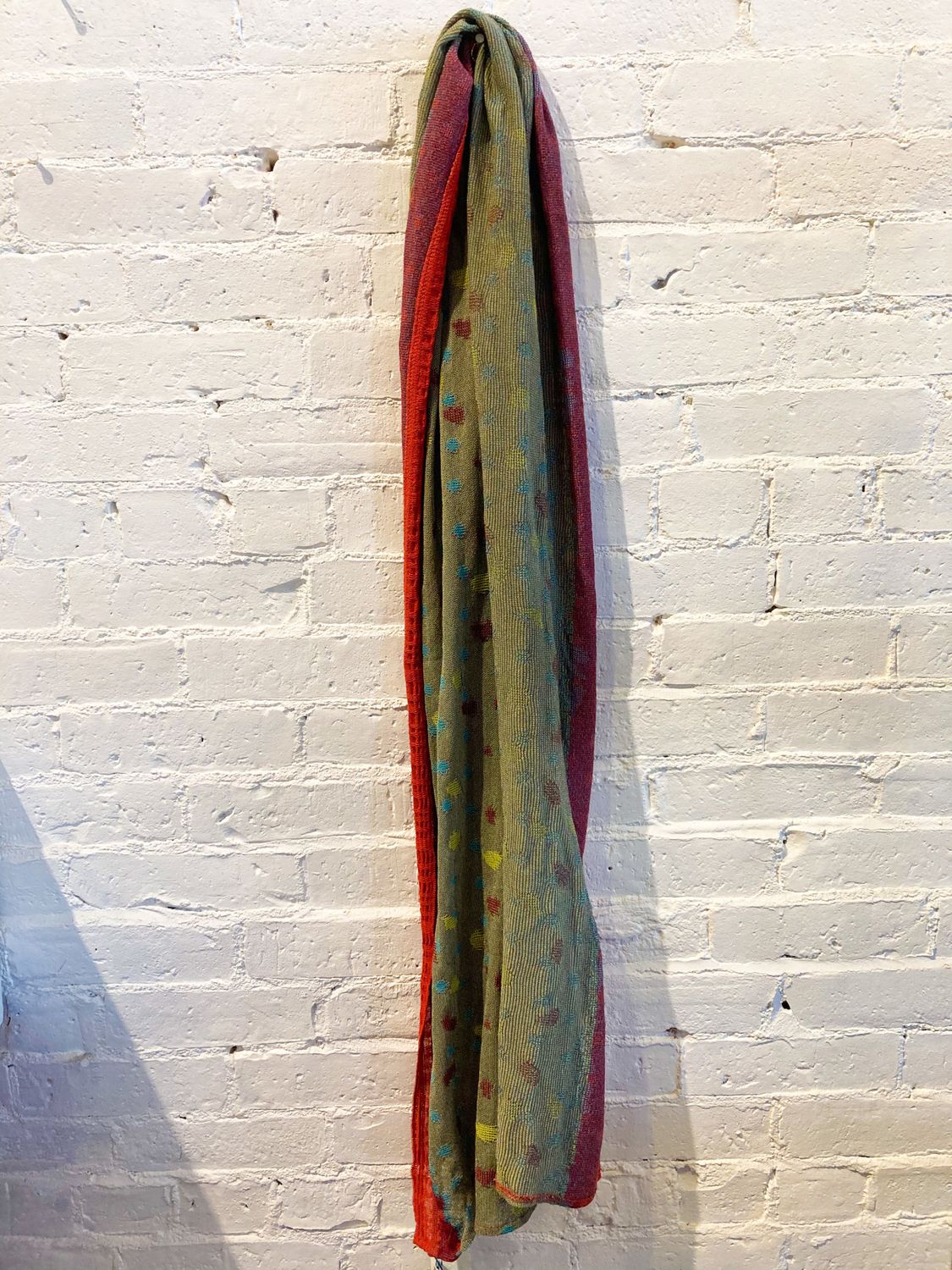 Catherine André Staccato Scarf- Turquoise