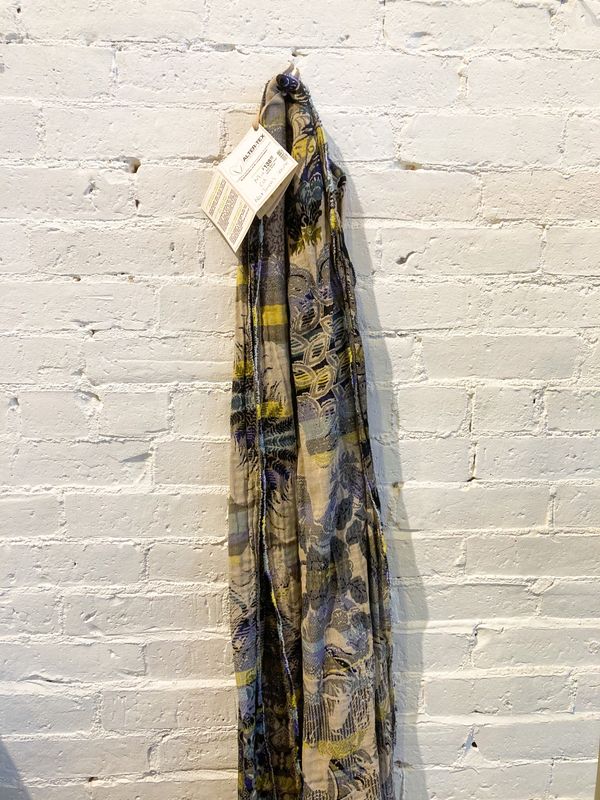 L&#39;étol: Max Noir Jean Jaune Scarf
