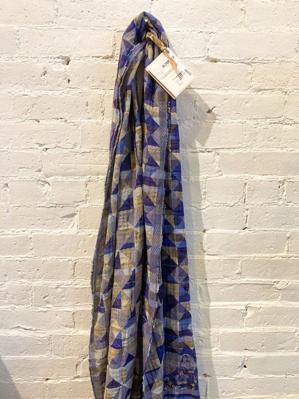 L&#39;étol Milan Blue Scarf