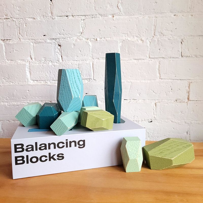 Areaware: Balancing Blocks (Ocean)