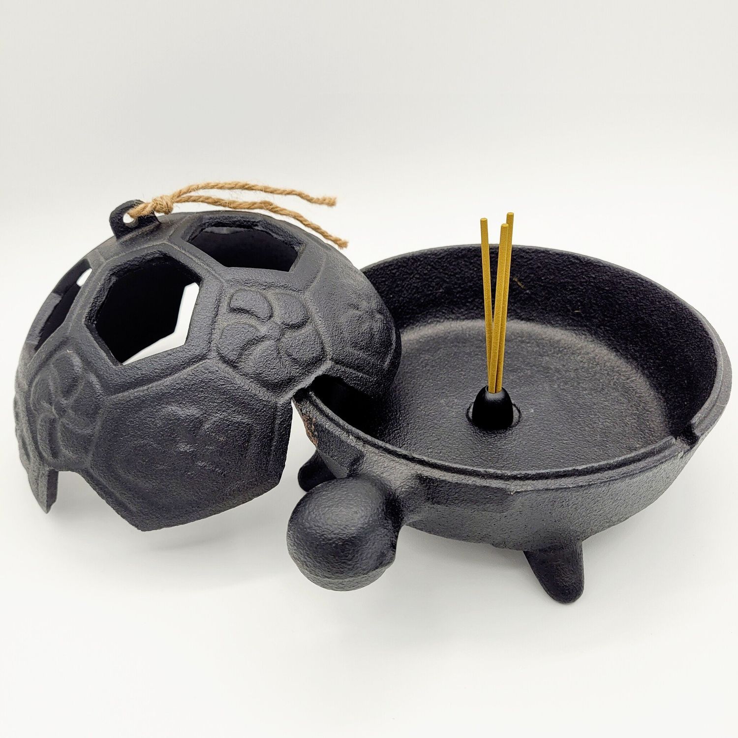 Ikenaga Iron Works: Cast Iron Turtle Incense Burner